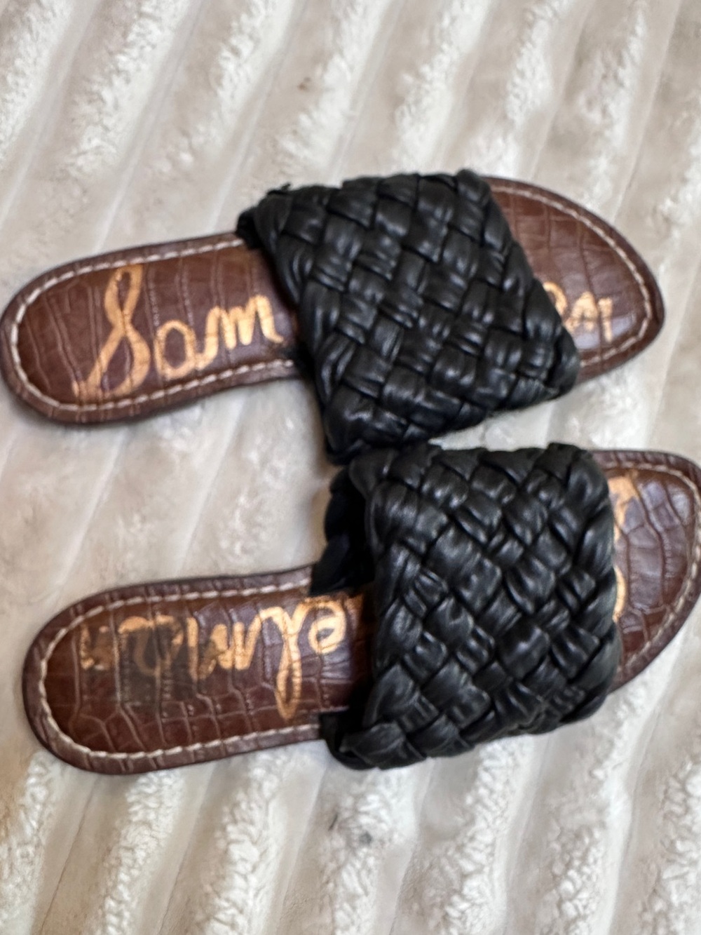 Black Sam Edelman Slides